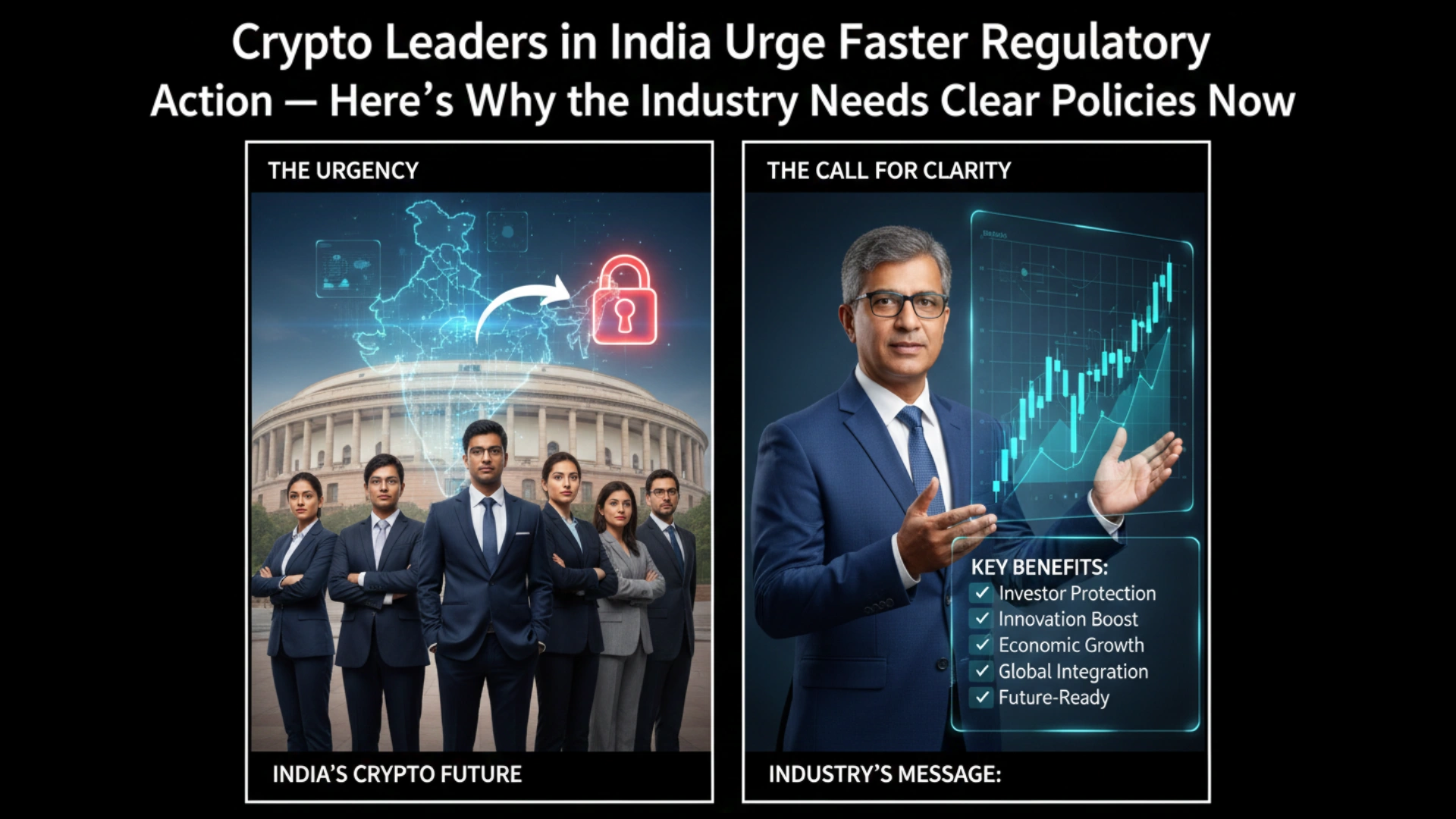 Crypto Leaders in India Urge Faster Regulatory Action — Here’s Why the Industry Needs Clear Policies Now