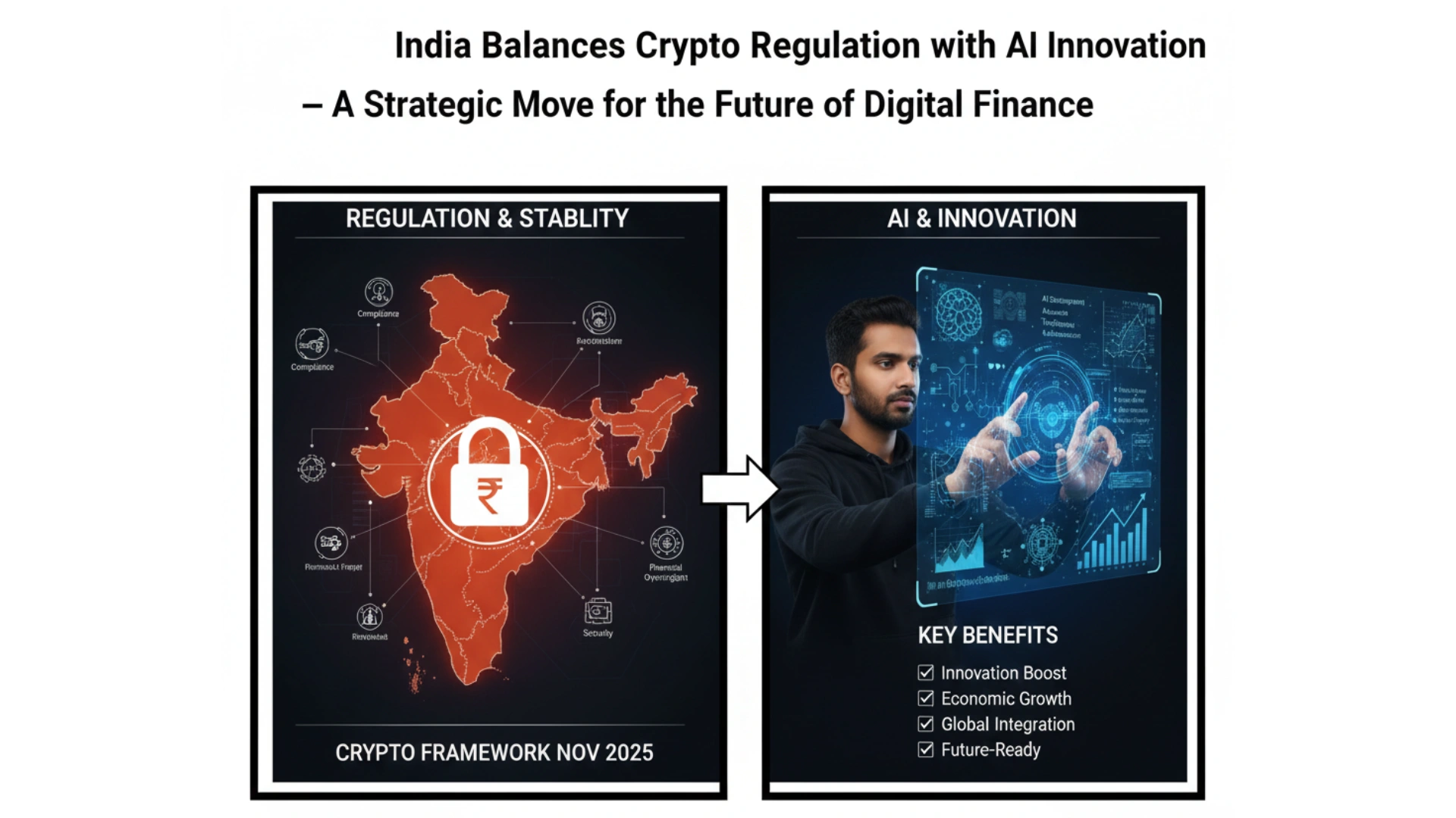 India Balances Crypto Regulation with AI Innovation — A Strategic Move for the Future of Digital Finance