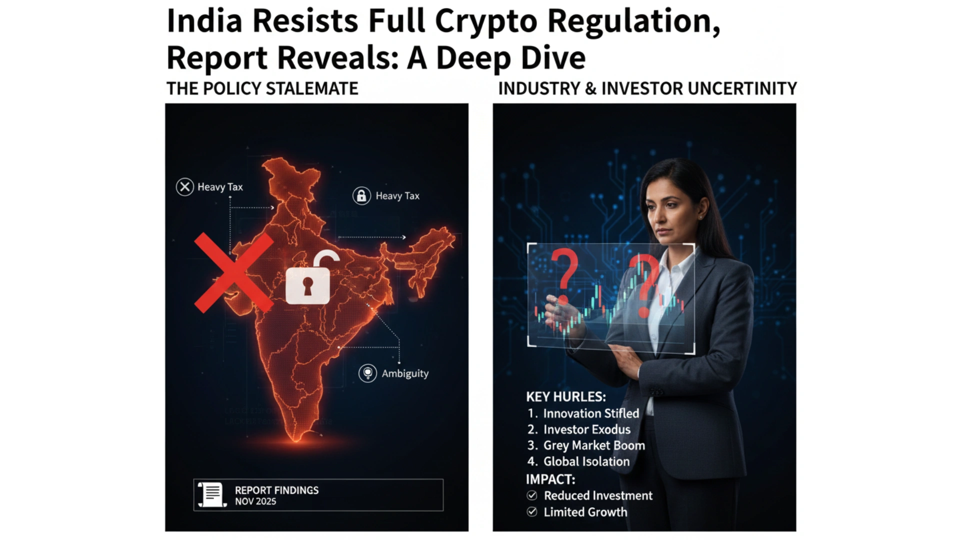 India Resists Full Crypto Regulation, Report Reveals: A Deep Dive